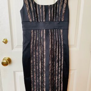 Aidan Mattox black dress